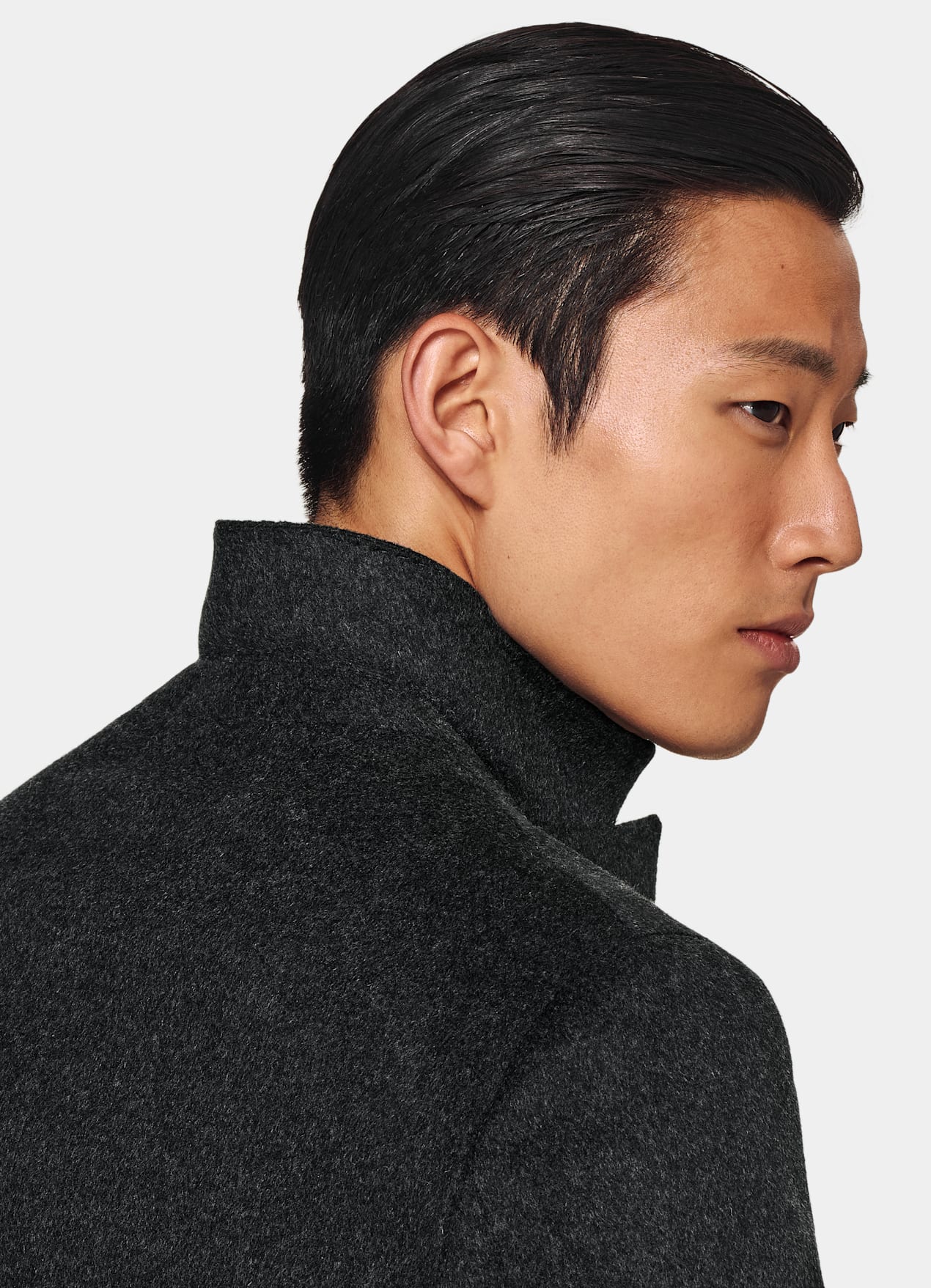 Manteau gris foncé