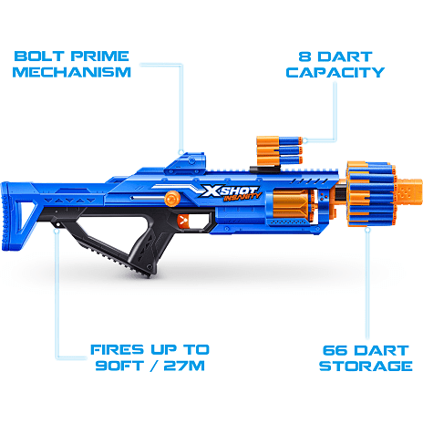 X-Shot Insanity Berzerko Blaster med 48 pile