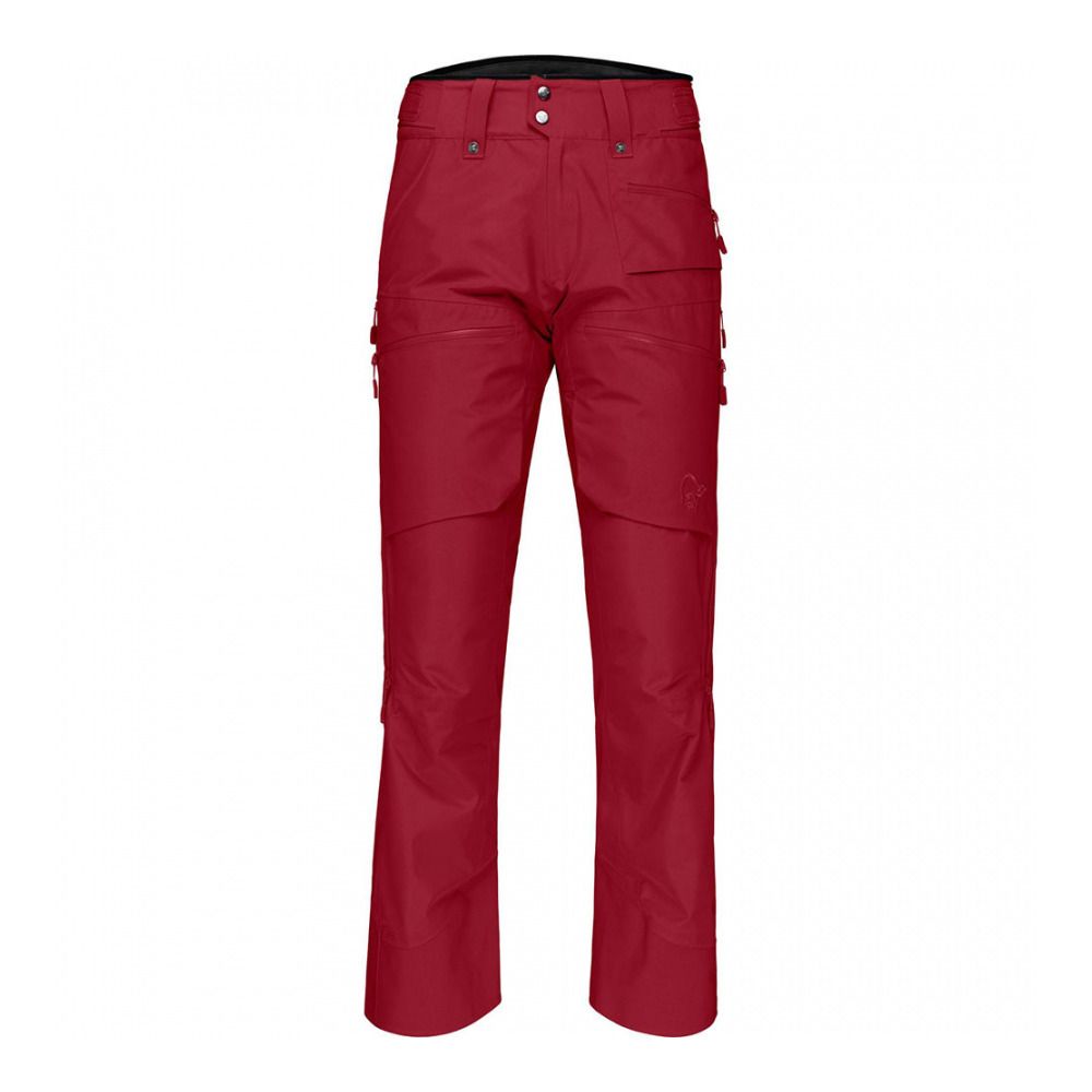 Norrona LOFOTEN GORE-TEX INSULATED - Pantalon ski Homme rhubarb