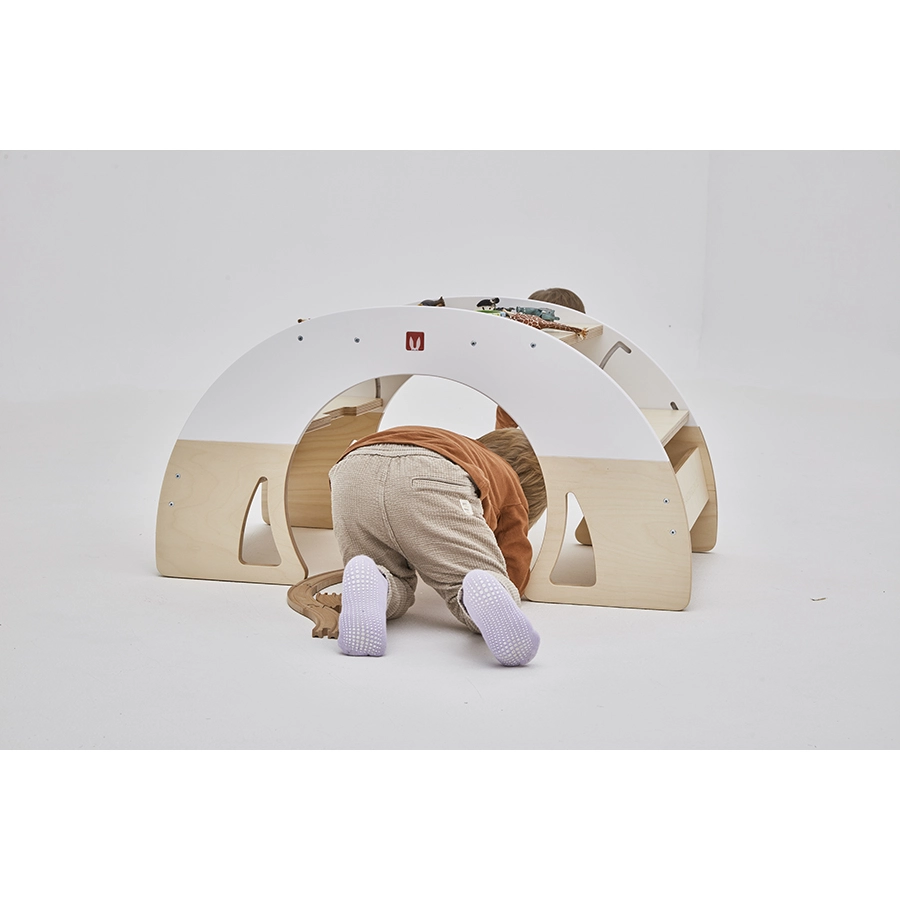 Bianconiglio Kids® Wipptisch DONDO multifunktional weißnatur