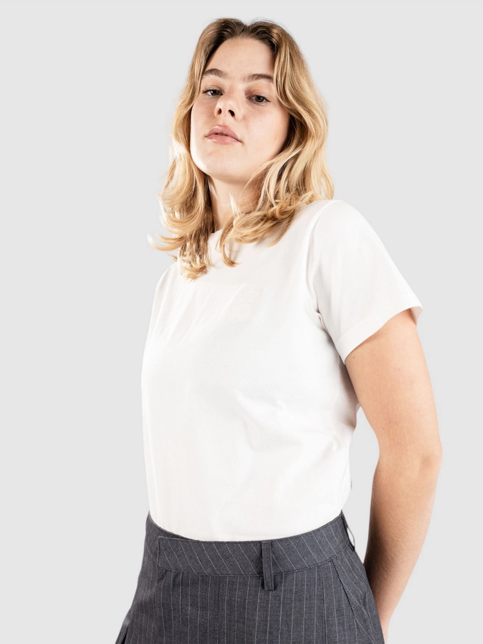 Misfit Shapes Misfit Organics Baby T-Shirt thrift white