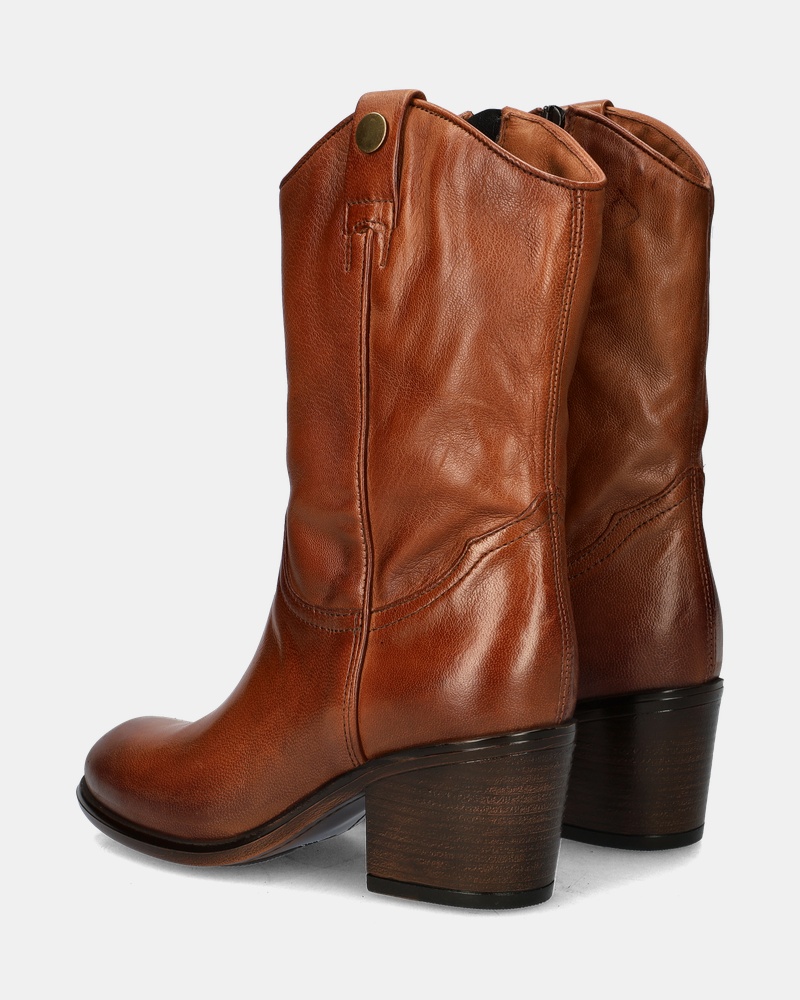 Nelson Cowboylaarzen  - cognac