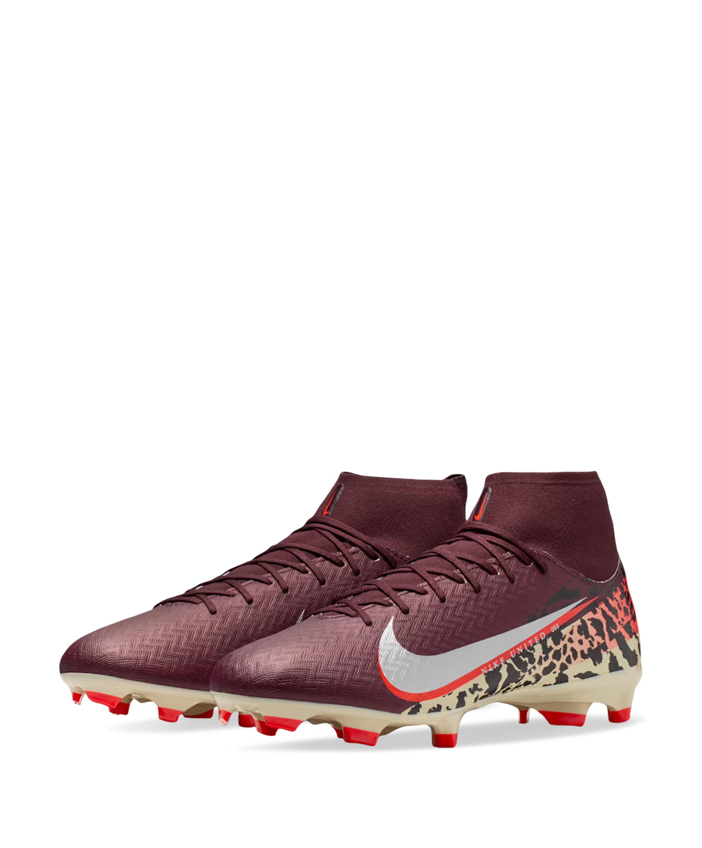 Nike Zm Superfly 10 Acdmy Fg/mg Nu3 heren voetbalschoenen bordeaux