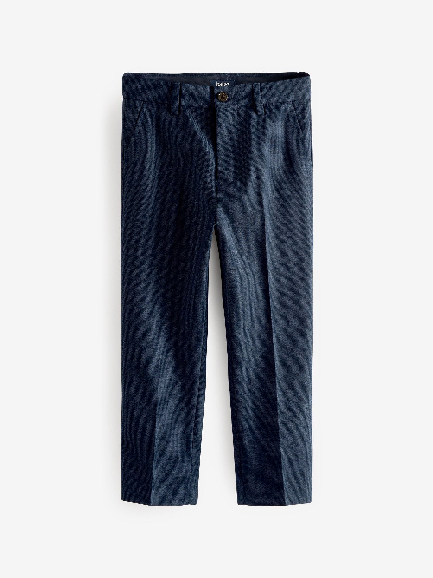 Marineblauw - Baker By Ted Baker kostuumbroek