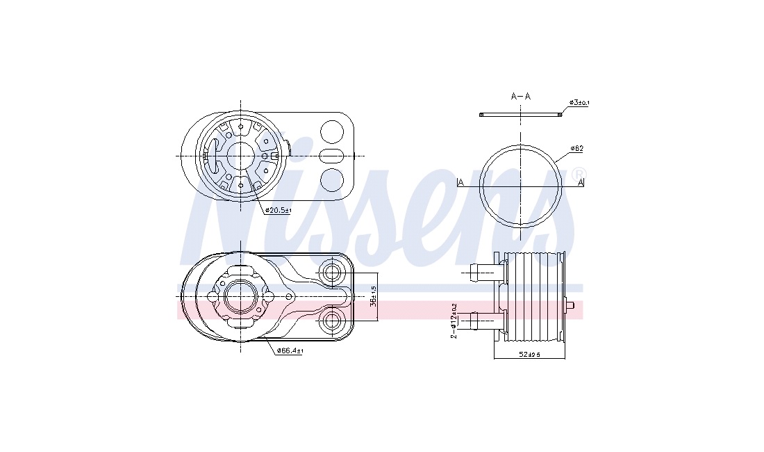 Oliekøler, motor