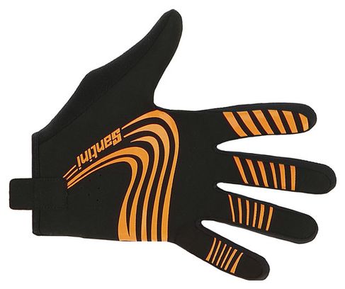 Gants Longs VTT Santini Gravel Noir