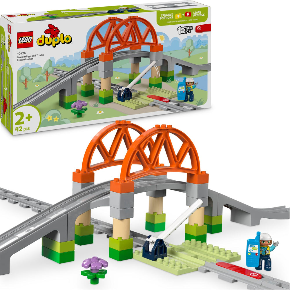 Køb LEGO® DUPLO Town - Togbro Og Spor – Udvidelsessæt 10426