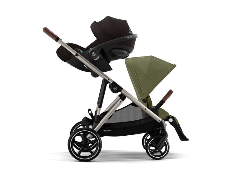 CYBEX Gold Kinderwagen Gazelle S Grün Kinderwagen mit 20 Kombinationen