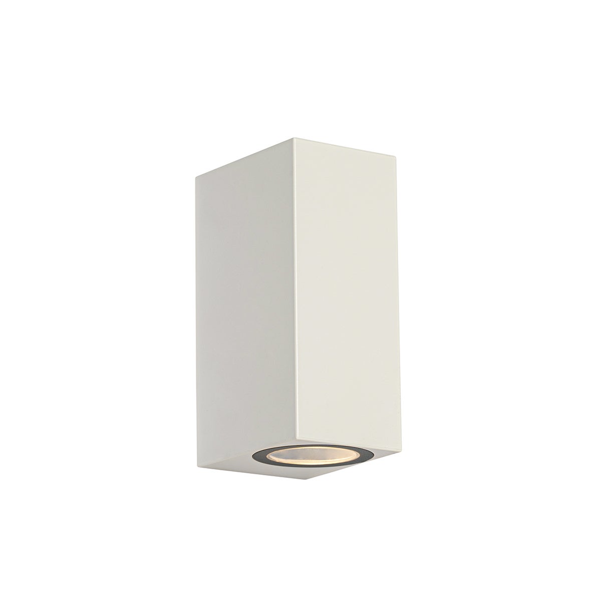 Moderne buitenwandlamp van wit kunststof, 2-lichts – Baleno