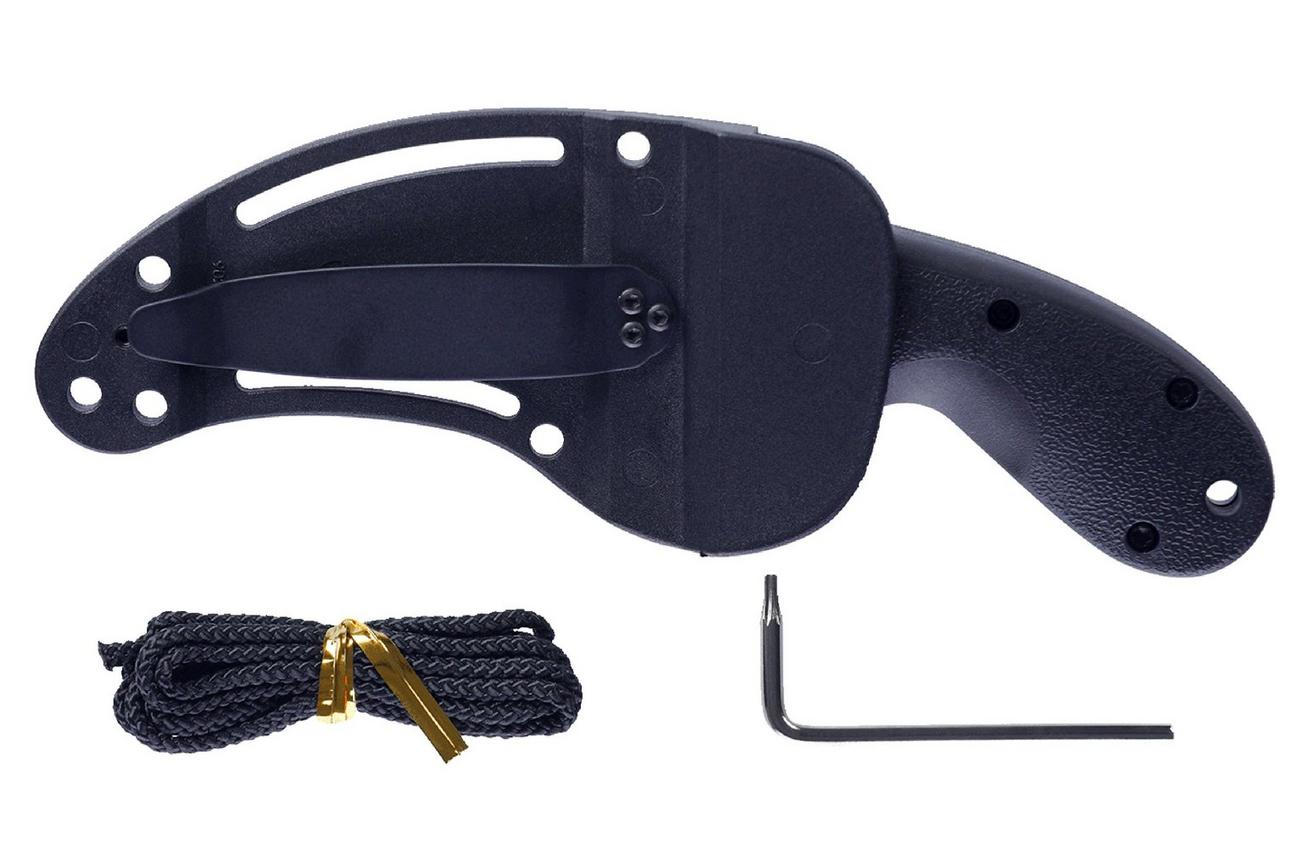 CRKT Bear Claw Stonewash, Veff Serrations 2511 Black GRN reddingsmes, Russ Kommer design