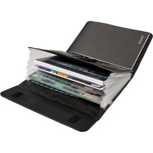 Trieur rPET BALI, A4, PET recyclé, anthracite
