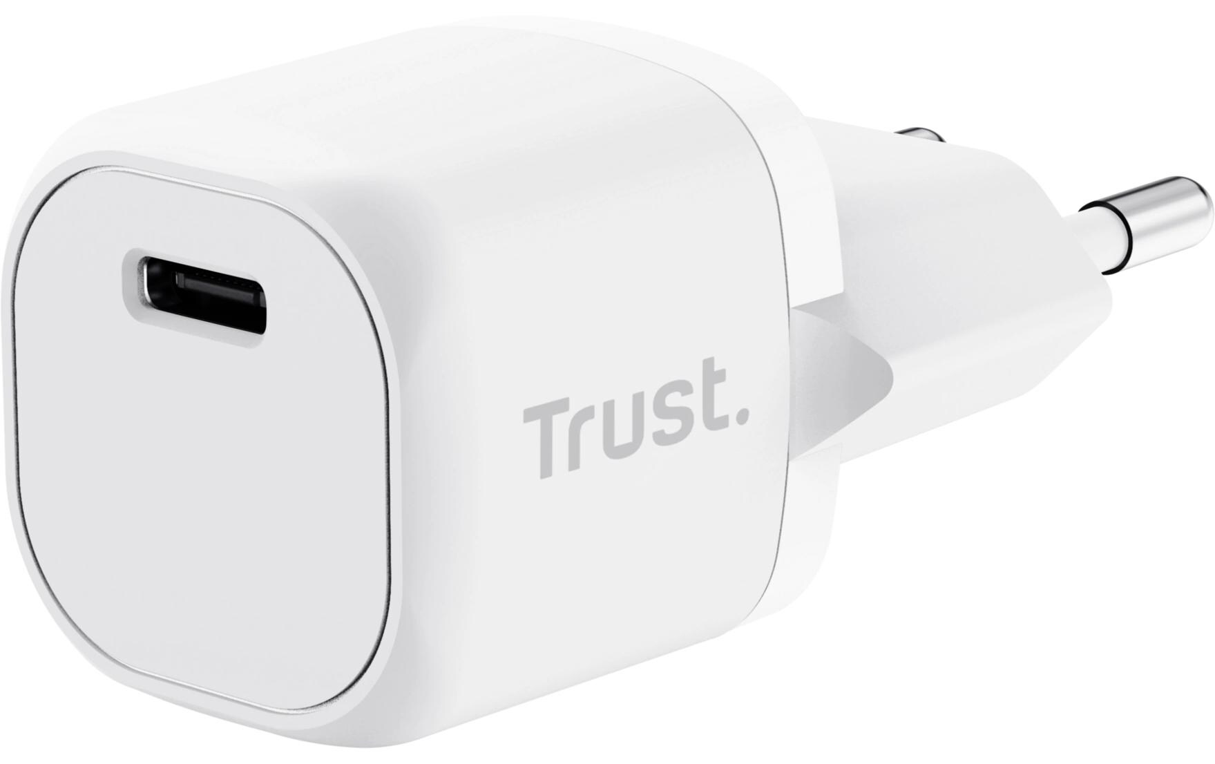 USB-Wandladegerät Maxo Ultrakleines USB-C-PD 20 W WeissKompaktes USB-C Power-Delivery-Ladegerät mit 20 W Schnellladefunktion