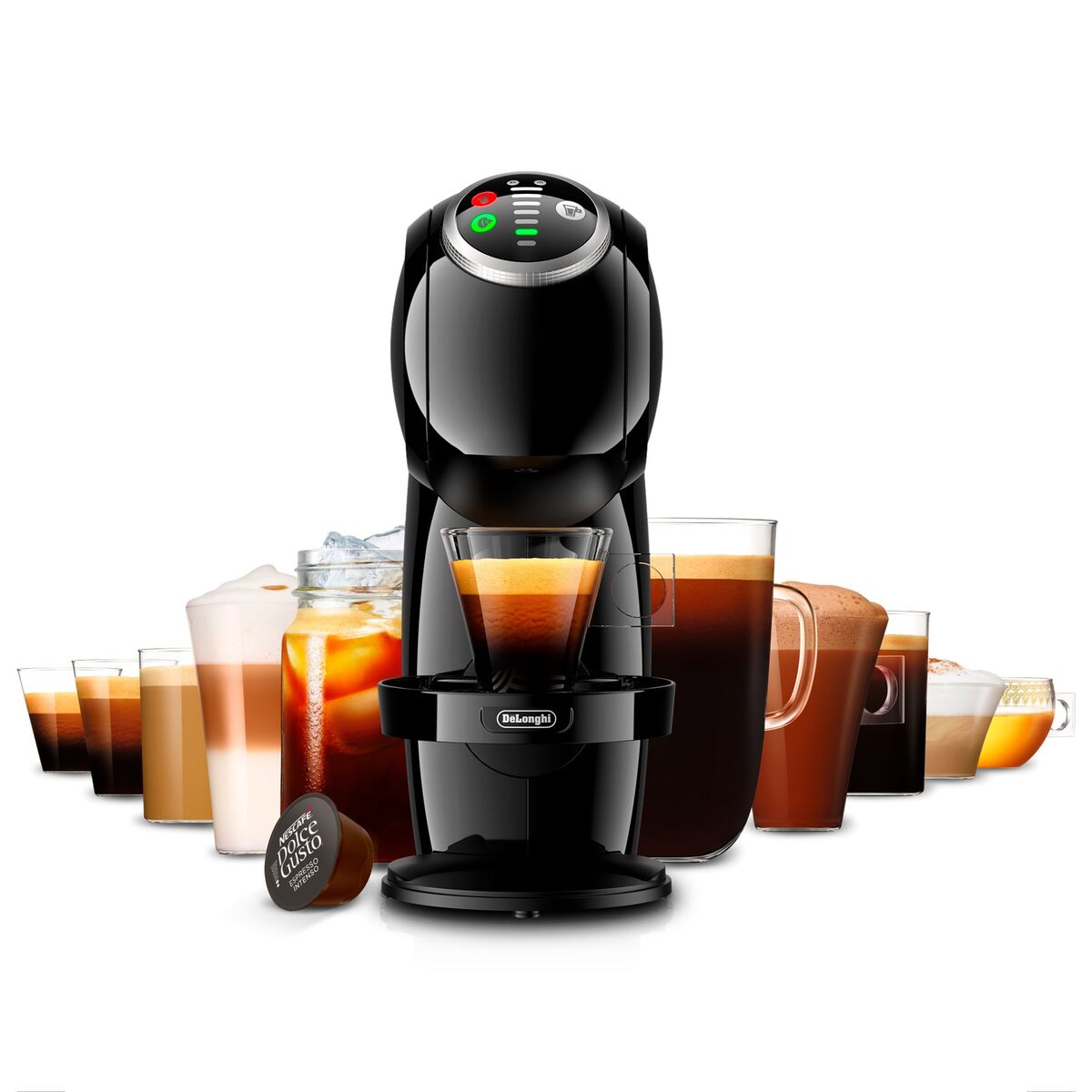 Dolce Gusto Genio S Plus Automatic, 0,8 liter, sort
