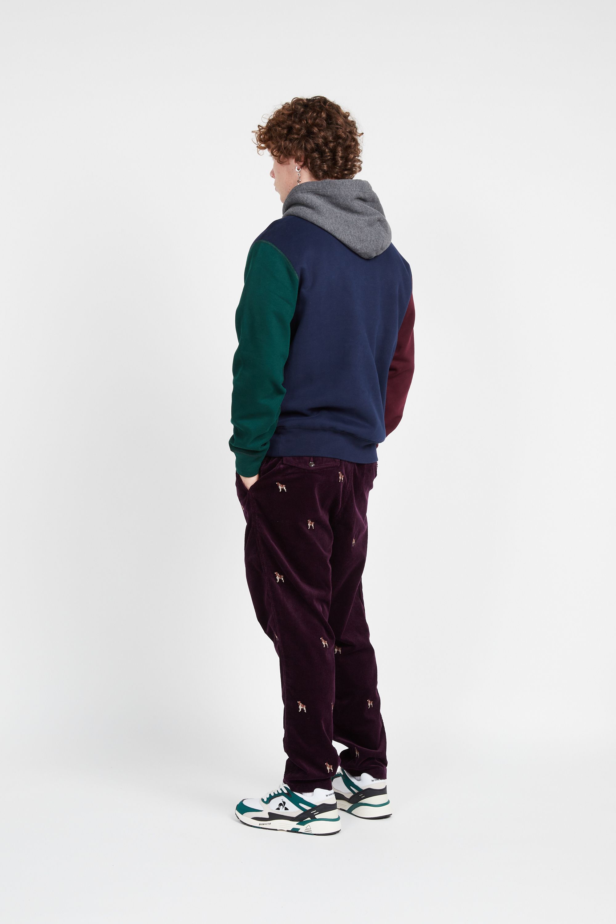 POLO RALPH LAUREN hoodie The RL Fleece Color-Blocked Hoodie Bleu