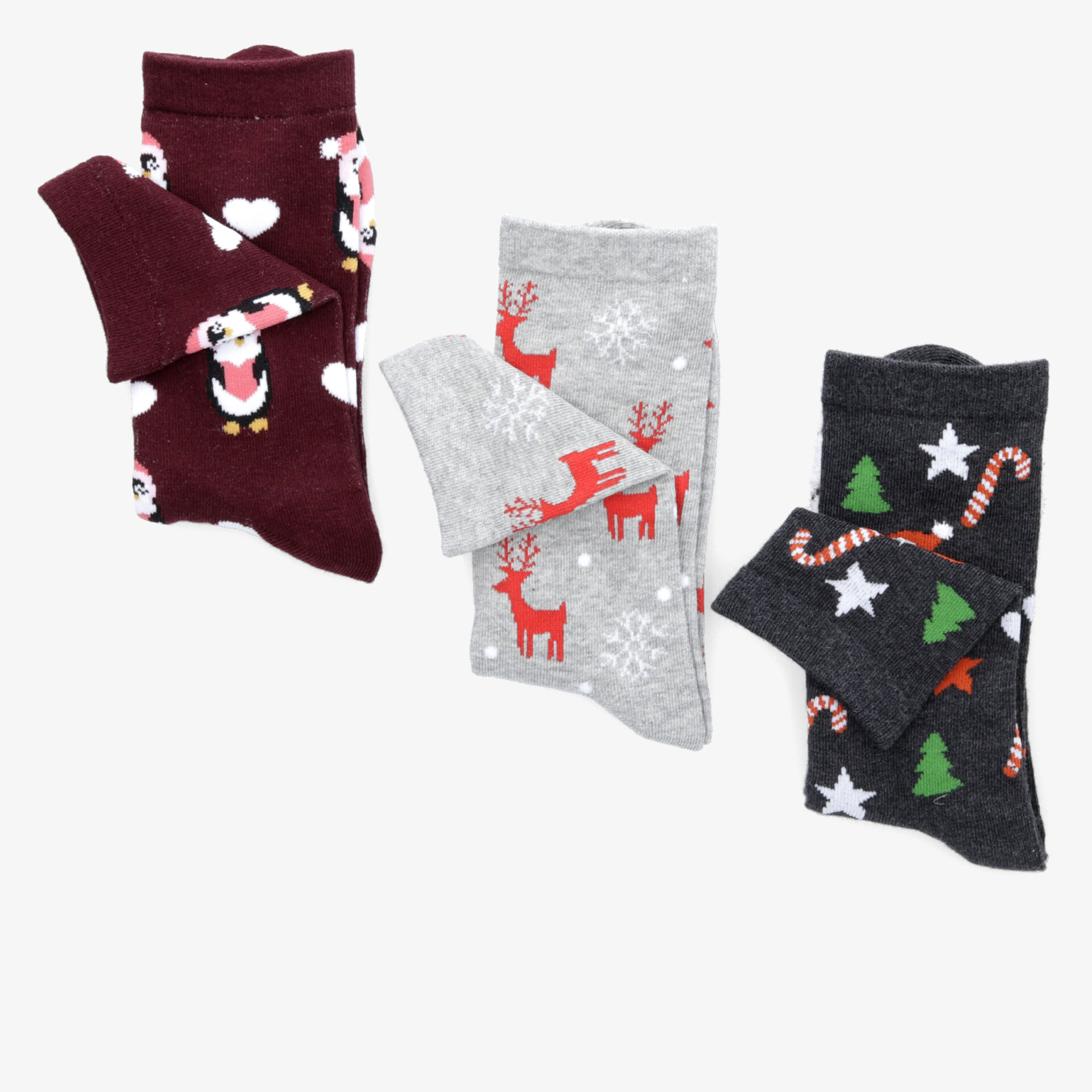 XSRY Damen Kuschelsocken mehrfarbig