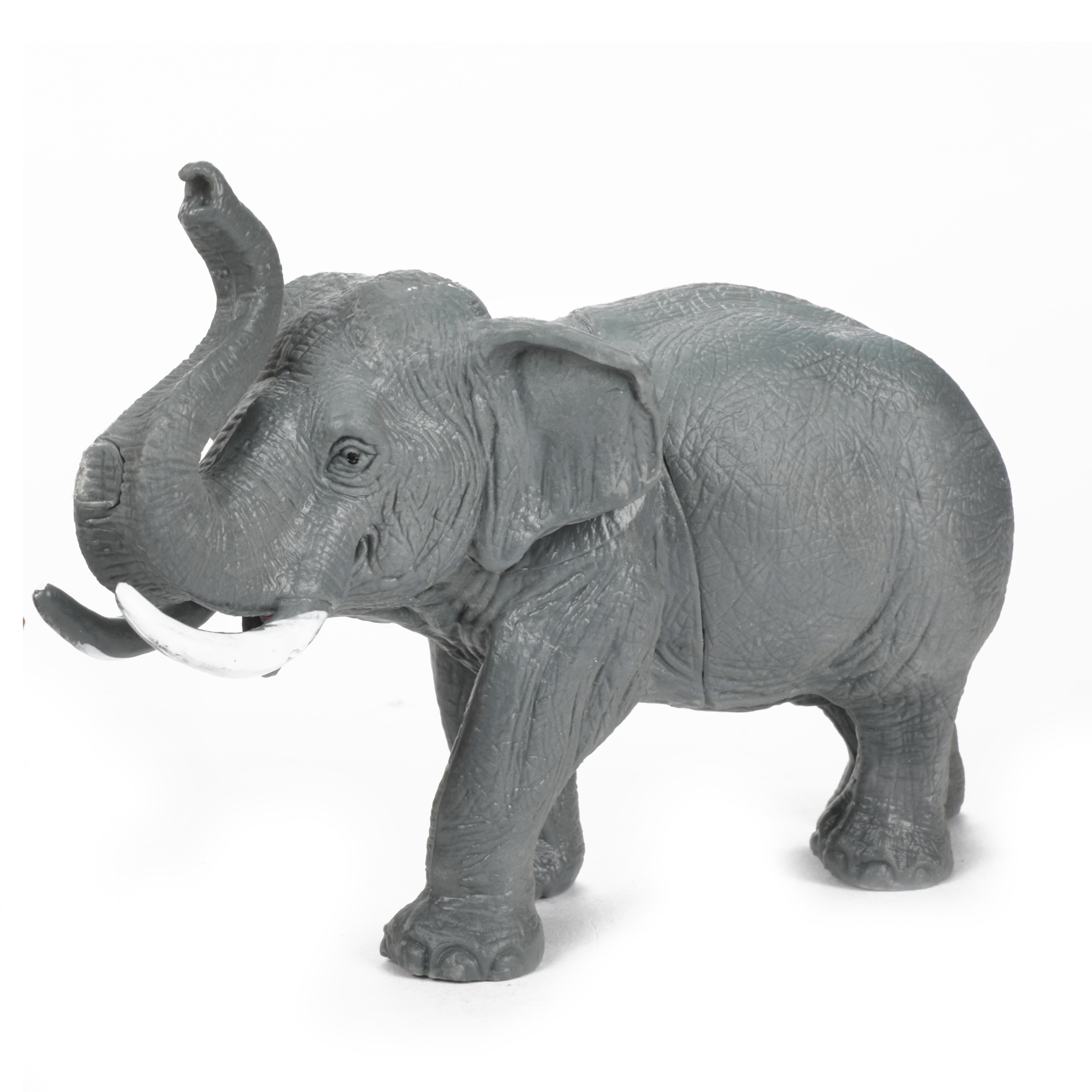 Toi-Toys - Animal World Tierfiguren - 5 Wilde Tiere (Tiger, Löwe, Nilpferd, Elefant, Giraffe, Gorilla)