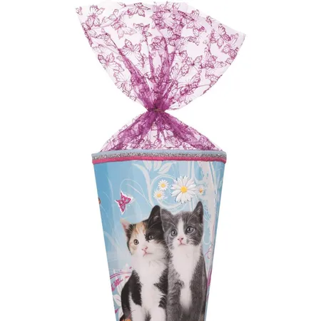 Nestler Special Schultüte Schmusekätzchen, 85cm/6-eckig