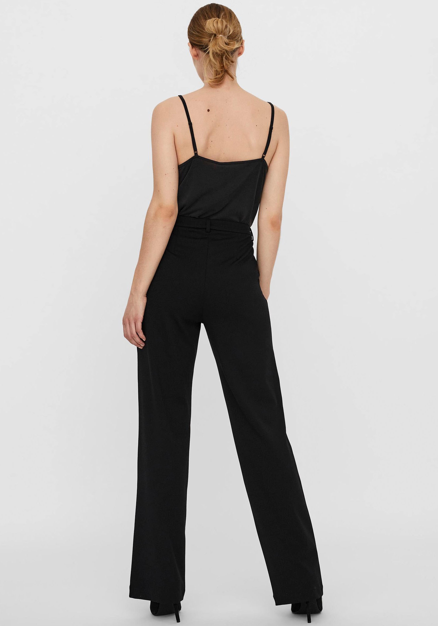 Vero Moda Anzughose »VMZAMIRA MW SLIM STRAIGHT PANT NOOS«  mit Gürtelschlaufen
