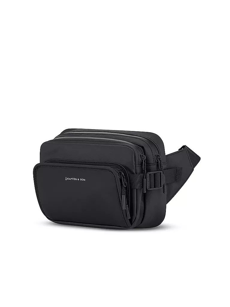 KAPTEN & SON Tasche - Umhängetasche LISBON CROSSBODY, erweiterbar schwarz