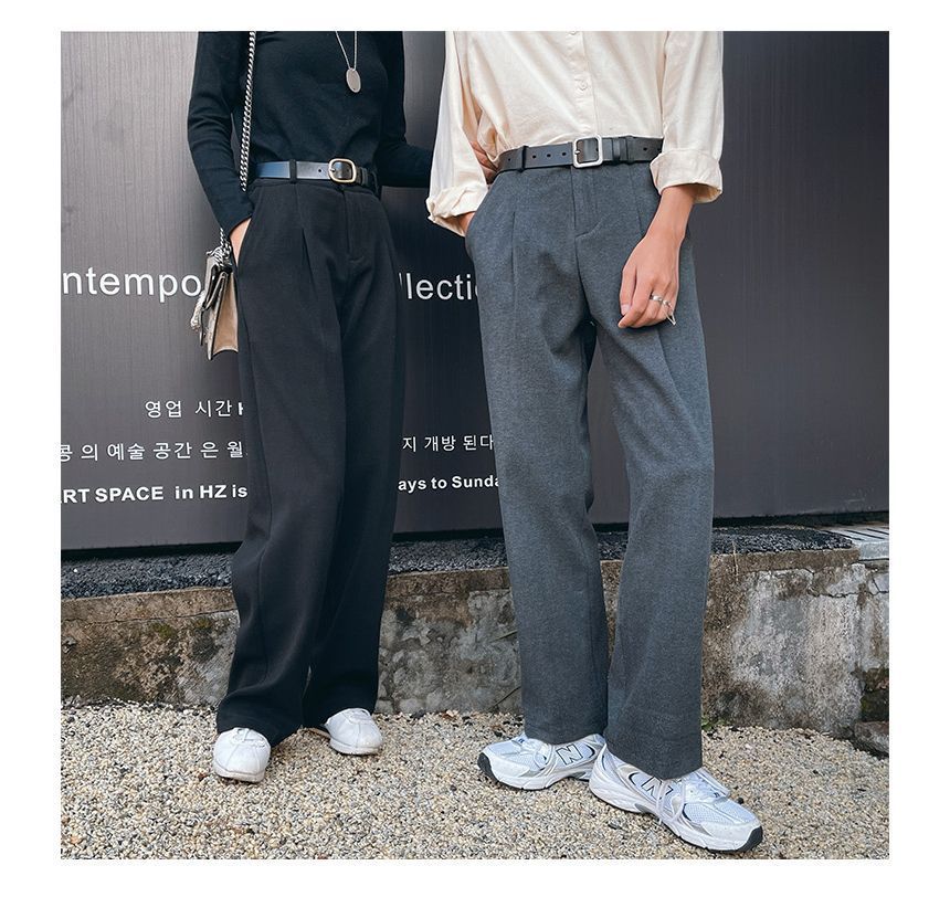 Bay Go Mall - Hoge taille effen losse broek