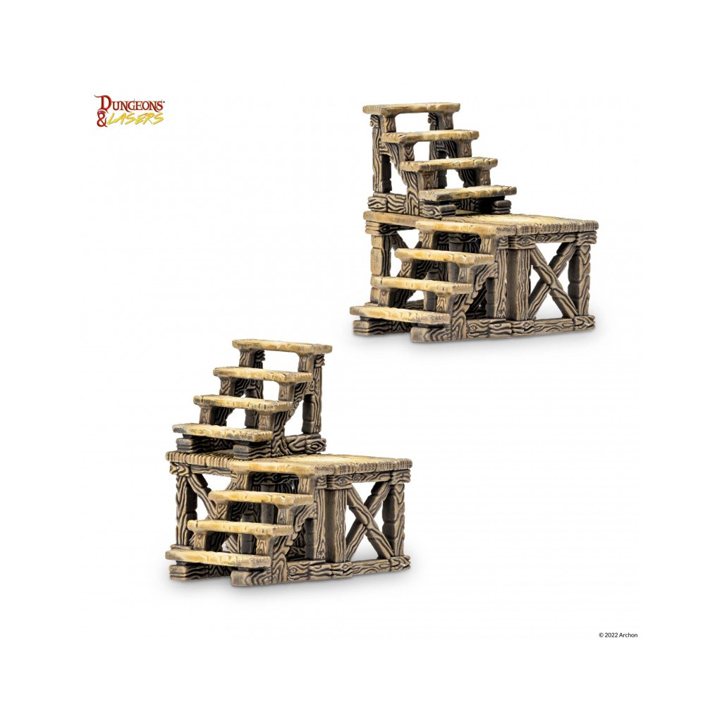 Dungeons & Lasers - Décors - Stairs Pack