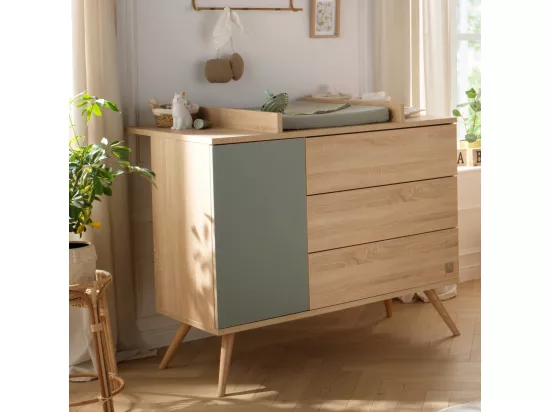 Plan à langer pour commode en bois