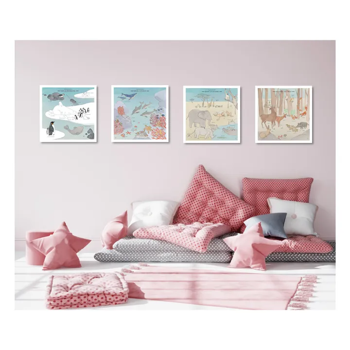 Les Jolies Planches Mini Planches Faune Sauvage et masking tape - Set de 4