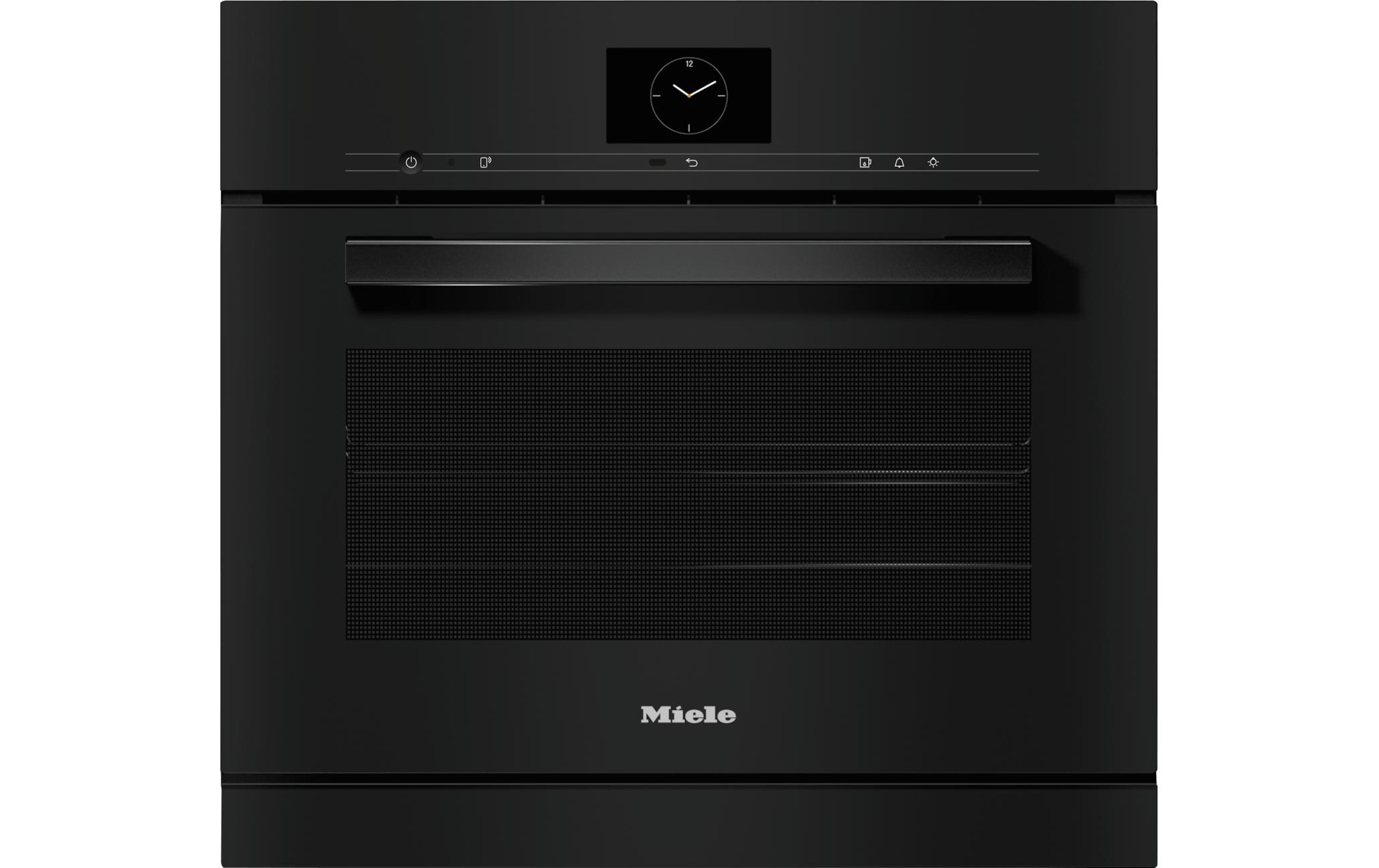 Dampfgarer DGC 7640-55 HC Pro Schwarz<br>Kompakt-Dampfgarer zum Dampfgaren, Backen, Braten mit Speisenthermometer + HydroClean