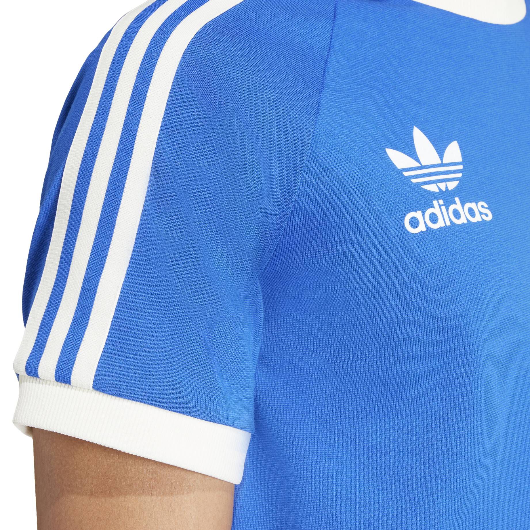 adidas Originals| Herren Fußballshirt ITALIEN ADICOLOR CLASSICS 3-STREIFEN T-SHIRT