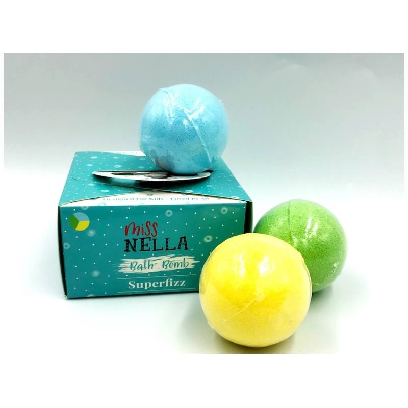 Miss NELLA Bath Bomb 3 Pieces - Superfizz