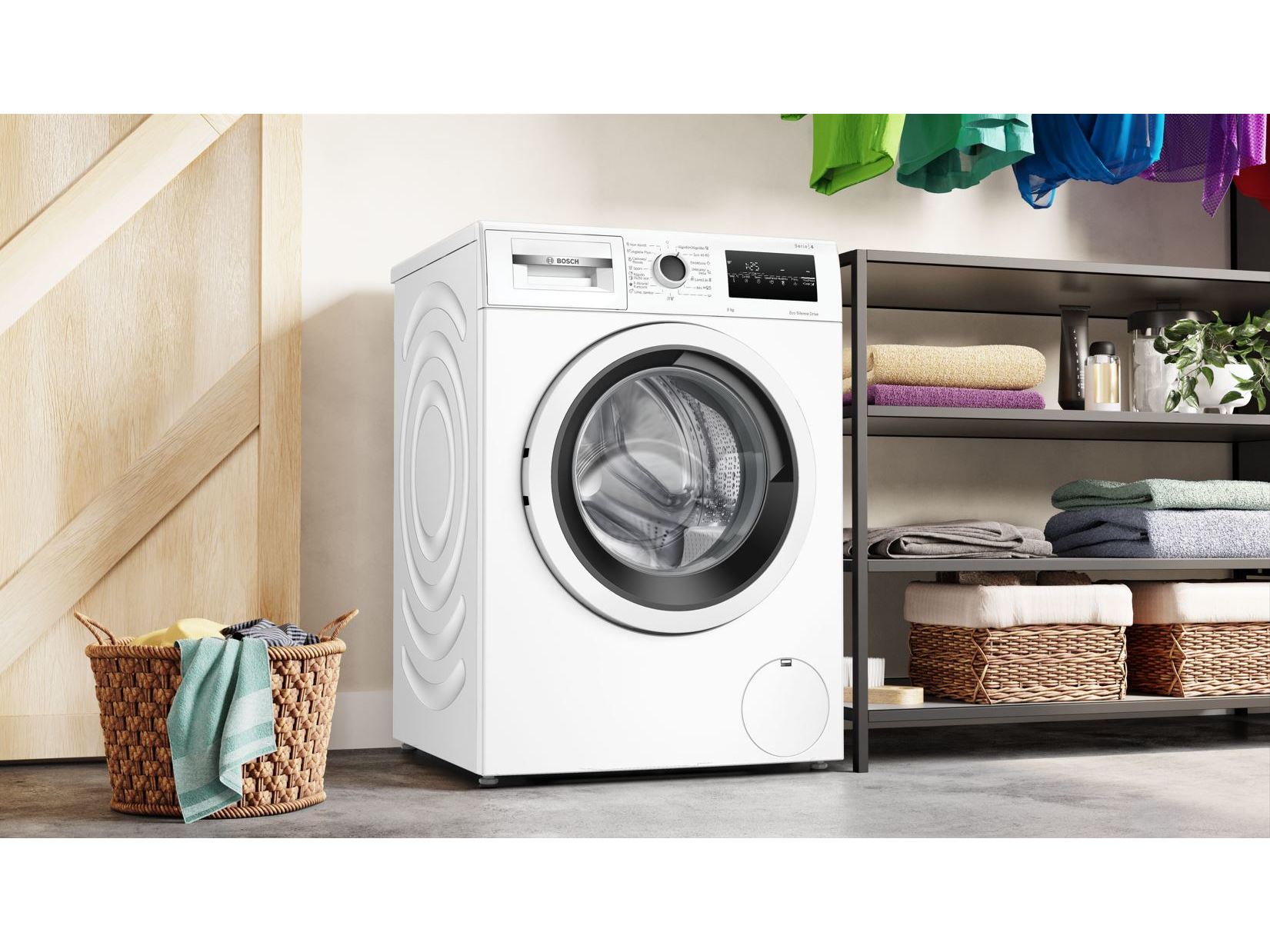 MÁQUINA DE LAVAR ROUPA BOSCH WAN24200EP - BRANCO A 9KG