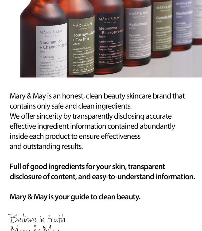 Mary&May - Niacinamide + Chaenomeles Sinensis Serum