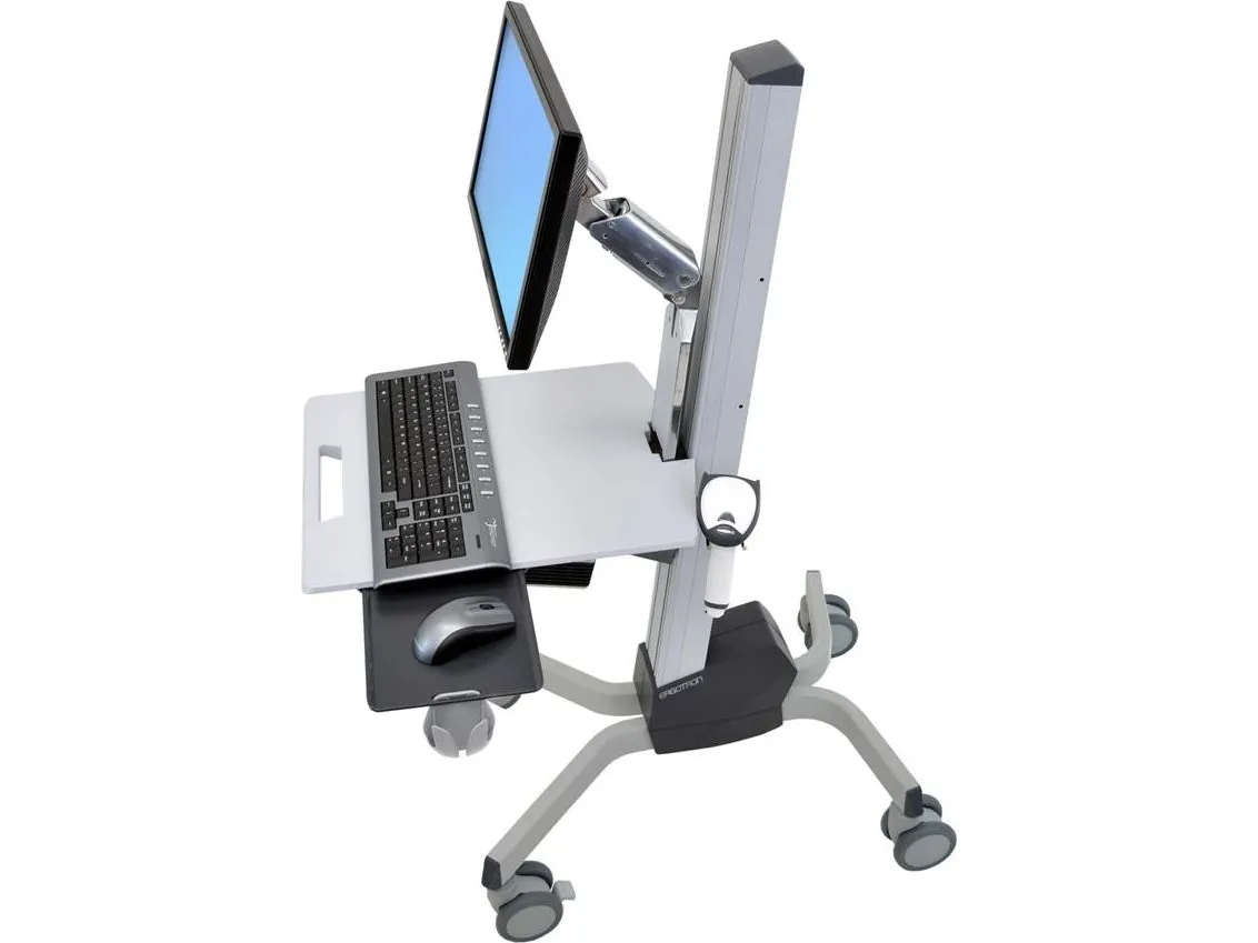 Ergotron Neo-Flex - Vogn med hjul - Constant Force-elevator - for LCD-display/PC-udstyr - aluminium, højkvalitetsplastik, zinkbelagt stål - totonet grå - skærmstørrelse: op til 27