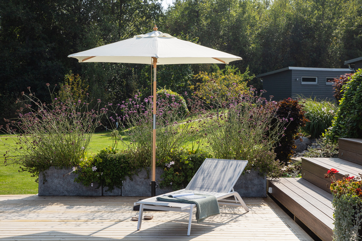 Parasol Edit verstelbaar Zwart