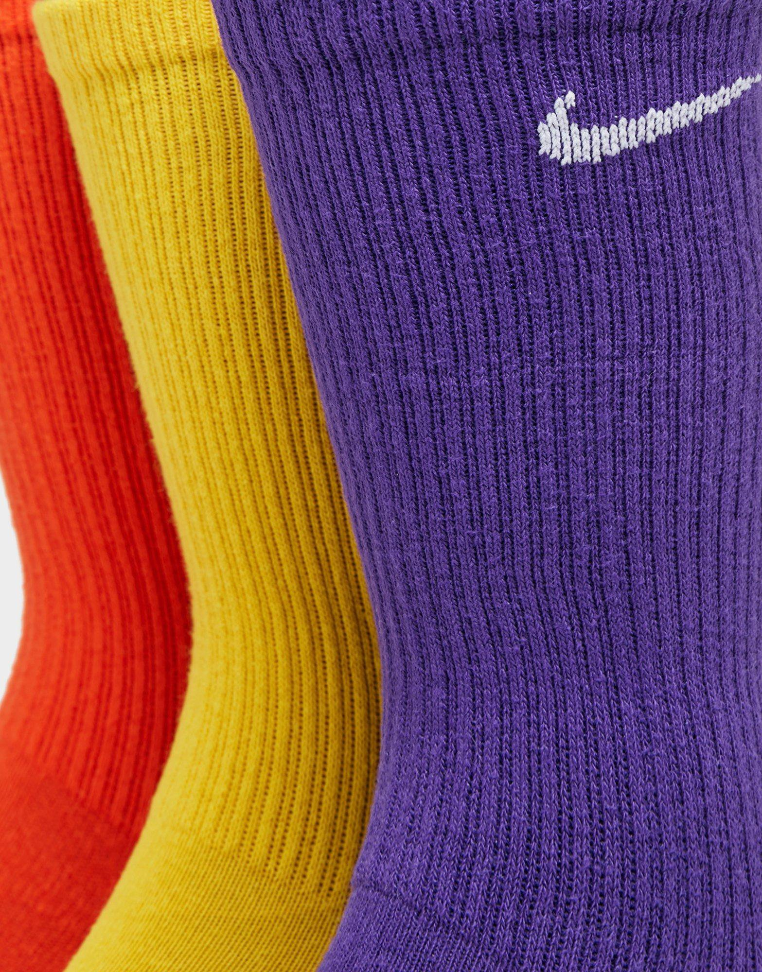 Nike 6 Paires de Chaussettes Rembourrées Crew