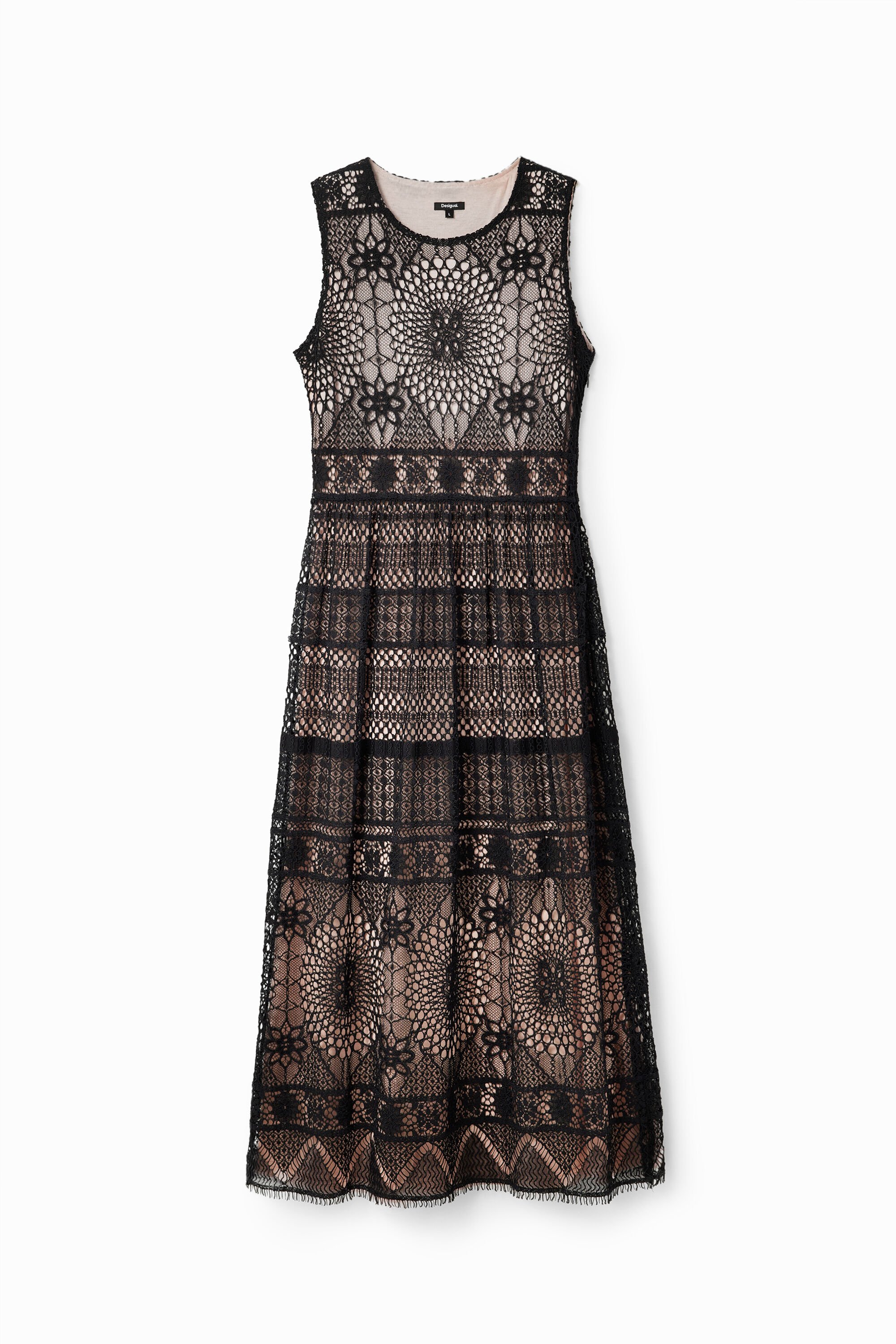 Robe midi dentelle M. Christian Lacroix