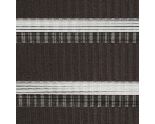 Lichtblick dubbel rolgordijn, zonder boren, donkerbruin, 45x150 cm, inclusief klembeugels