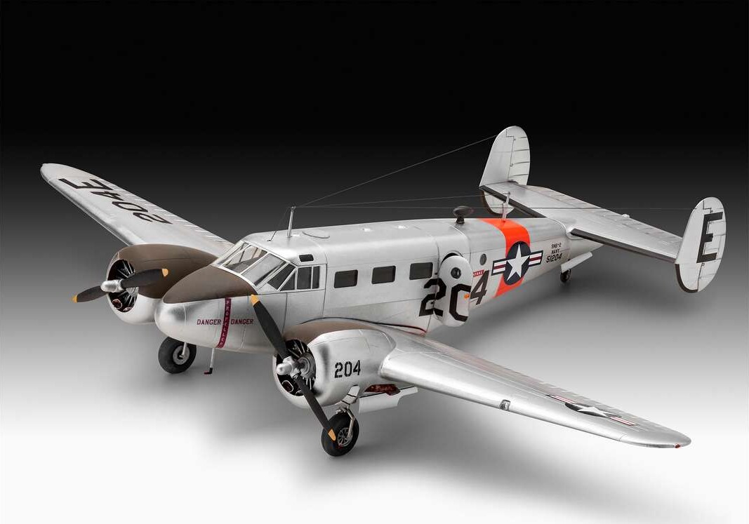 Revell - Beechcraft Model 18 Fly Byggesæt - 1:48 - Level 4 - 03811