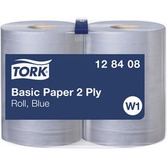 TORK Rouleau nettoyant multi-usage, 2 couches, 340 m, bleu