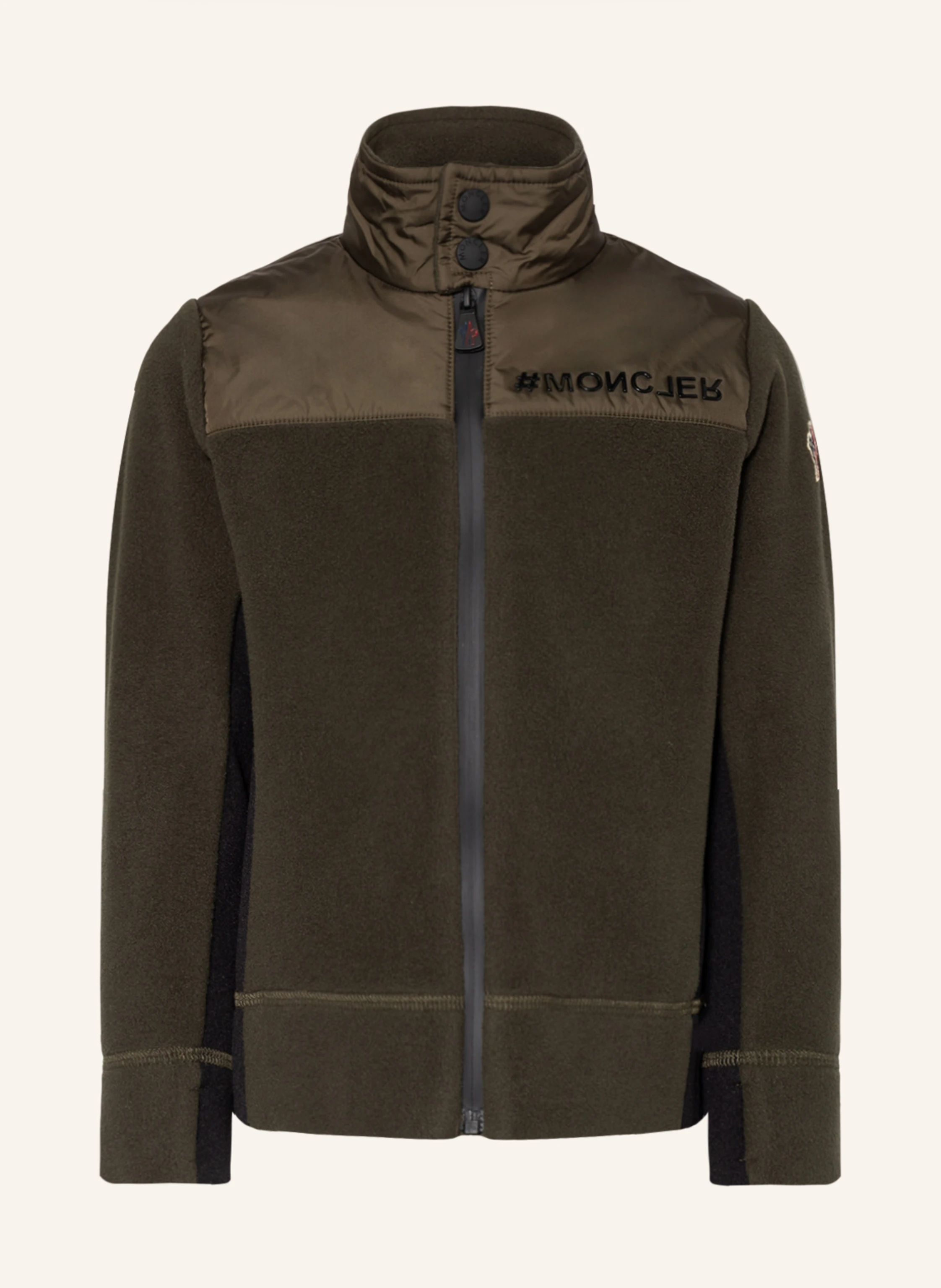 MONCLER enfant Unterziehjacke aus Fleece im Materialmix