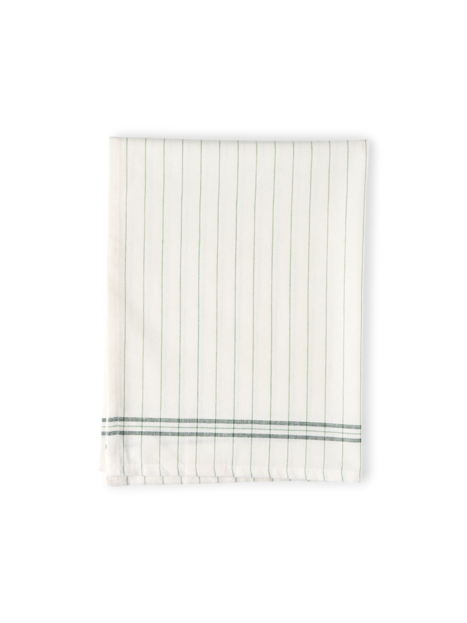 Viskestykke | Bomuld. 50 x 70 cm.  | Moss Green, Off White
