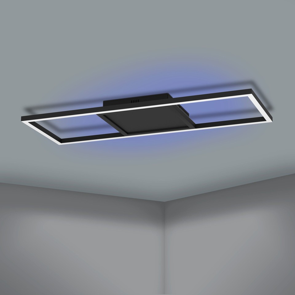 EGLO - Calagrano-Z loftlampe sort L64 - RGB + TW - Zigbee, Bluetooth