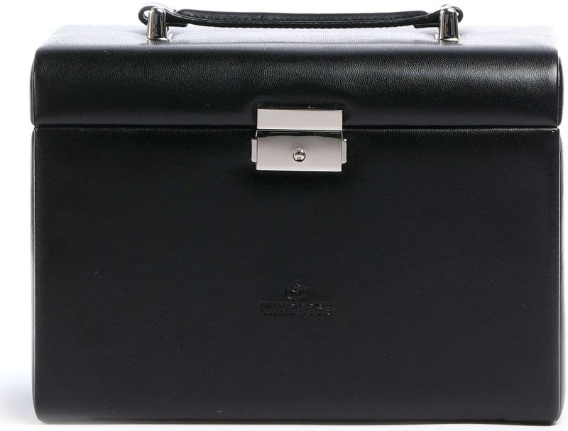 WINDROSE - Merino Moda Jewelry Box - Sieradendoos - Zwart - 24 cm breed