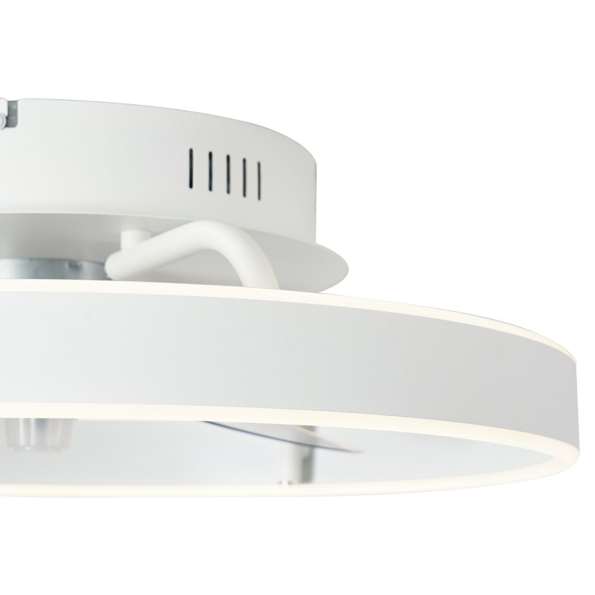 Plafondventilator wit 50cm incl. LED dimbaar met afstandsbediening - Maddy