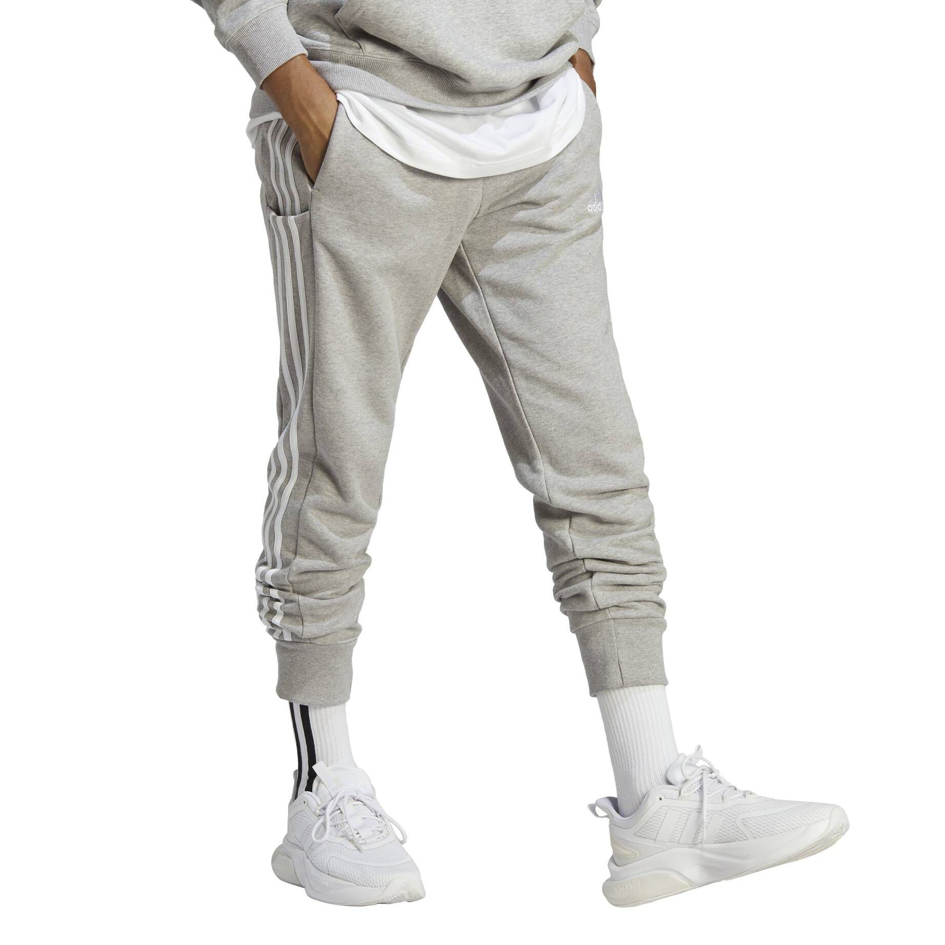 adidas Sportswear| Herren Sweathose ESSENTIALS FRENCH TERRY TAPERED CUFF 3 STREIFEN