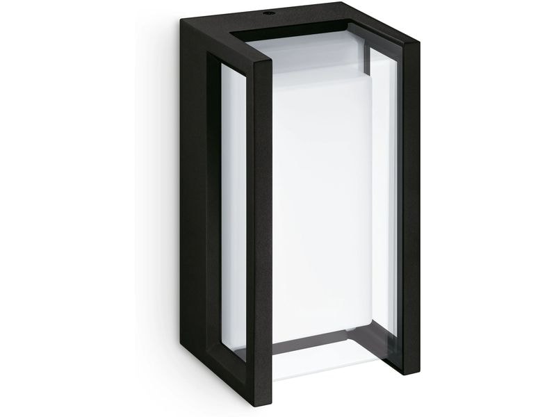 Philips Pyrona Wandleuchte 12W, 2700 Kelvin, schwarz Aussenwandleuchte