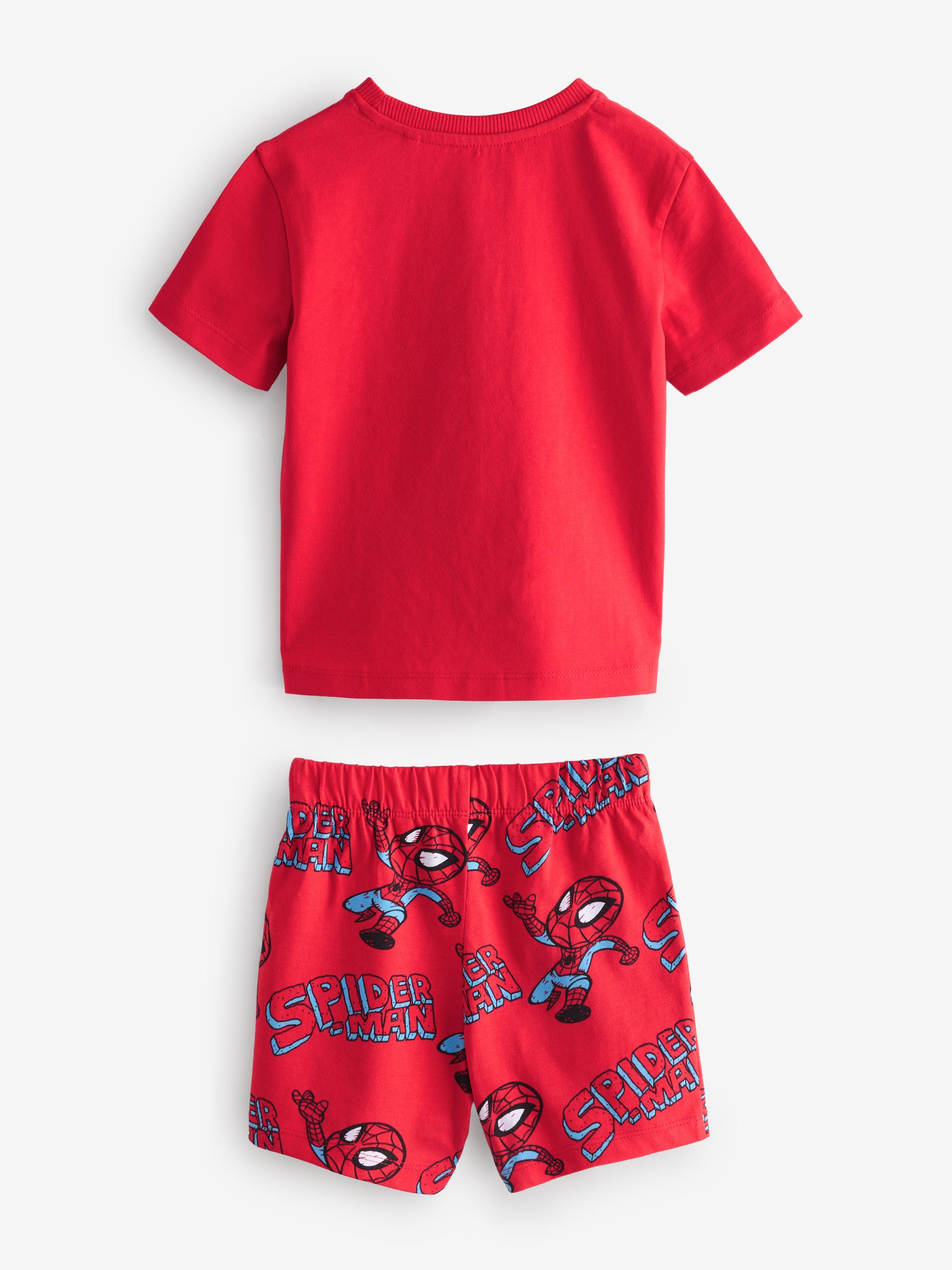 Meerkleurige mini Marvel - 100% katoenen korte pyjama's verpakking van 3 (12 mnd - 11 jr)