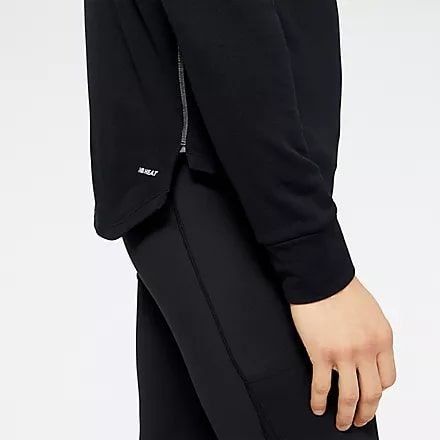 New Balance Haut Running NB Heat Grid Half Zip - Noir