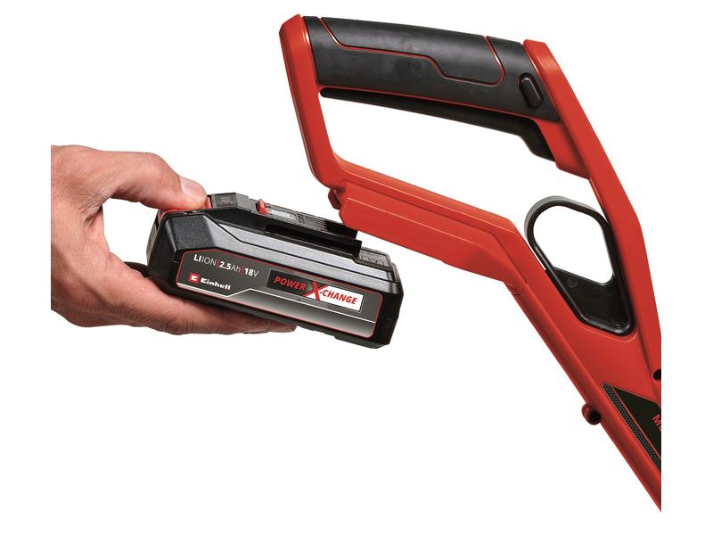 Einhell Akku-Rasentrimmer GE-CT 18/30 Li Solo Rasentrimmer mit Führungsrad