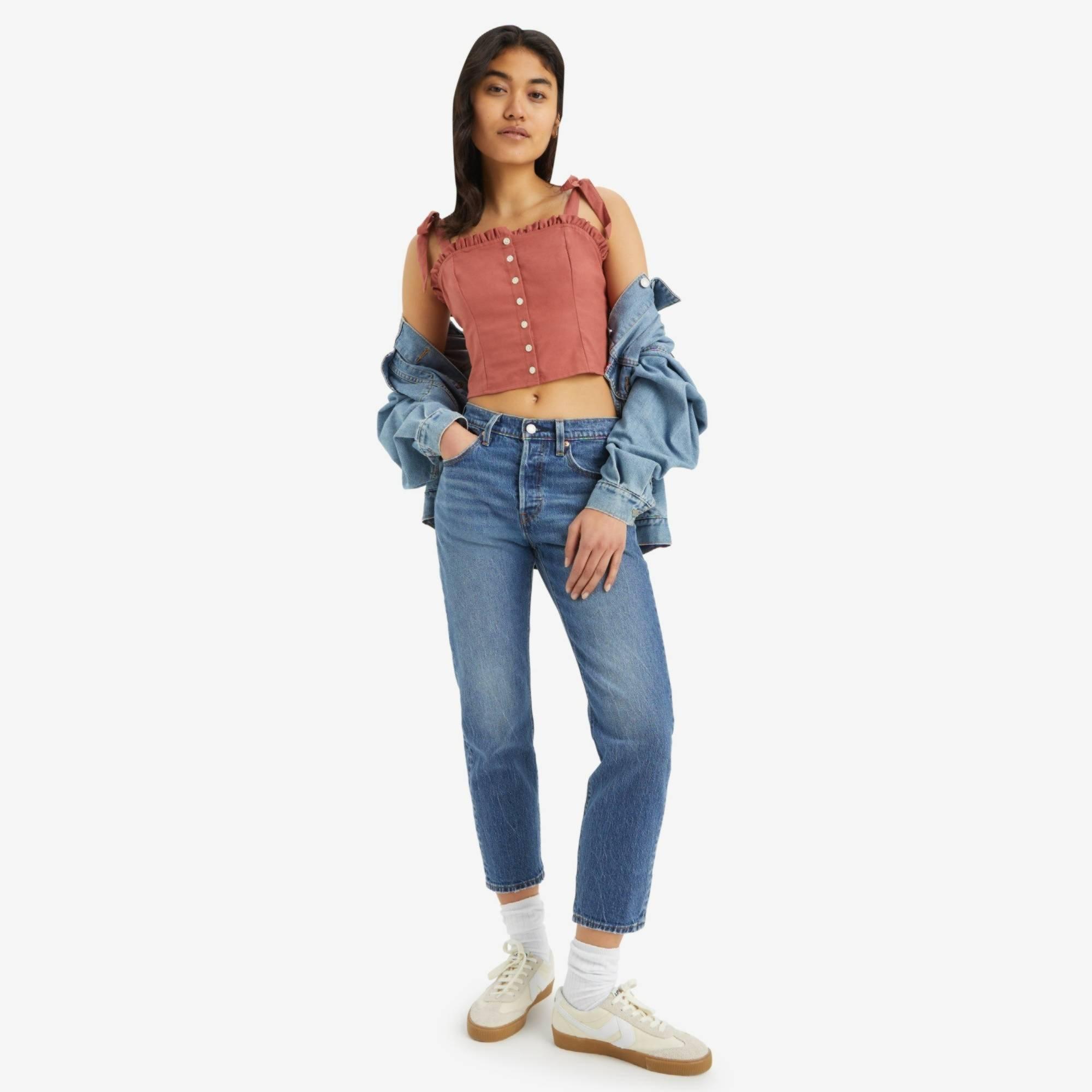 Levis 501 Cropped Jeans